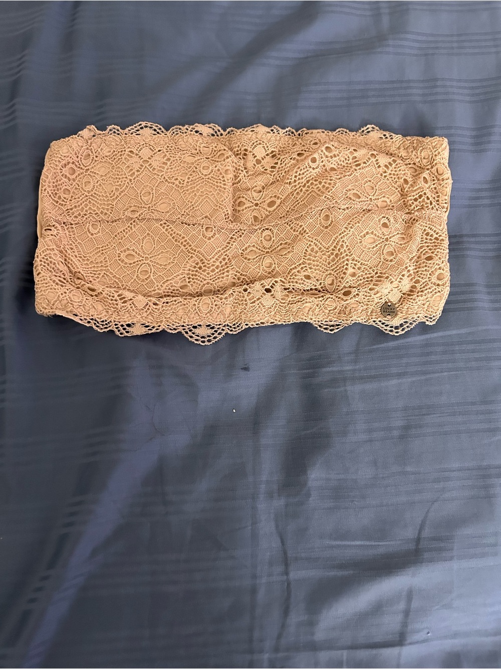 Lucky Brand Crochet Lace Bandeau - Beige